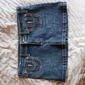 D&G mini denim skirt sz 29